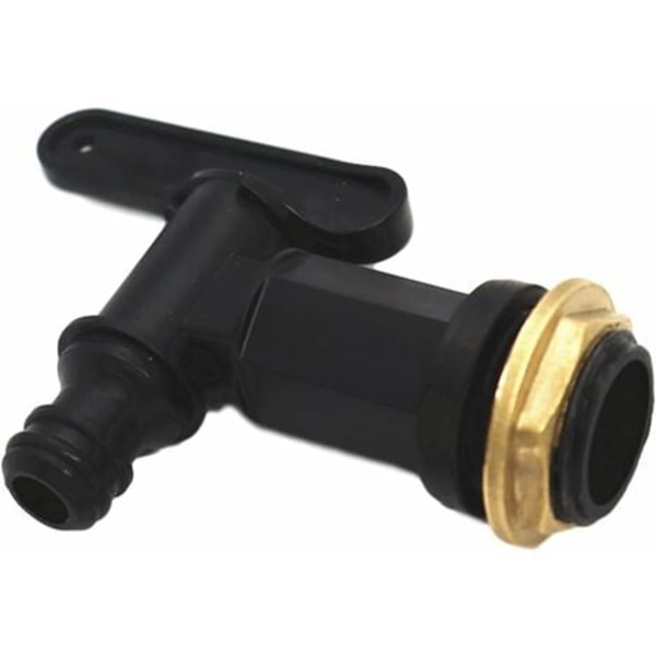 Kran Tank 1000l, Kran Plast Vann Tank Kran For Regnvannsamler, 3/4\" Kran Adapter Samlere Kran For I