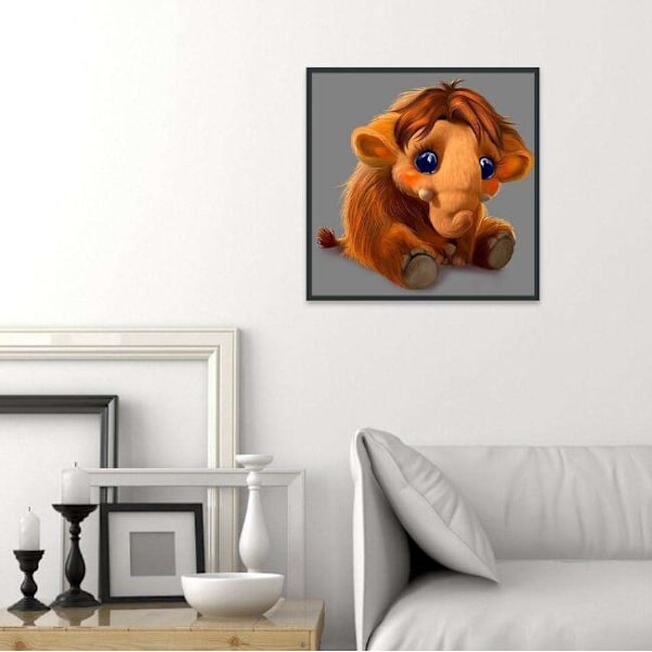 5D DIY Animal -sarjan diamond painting (30*30cm)