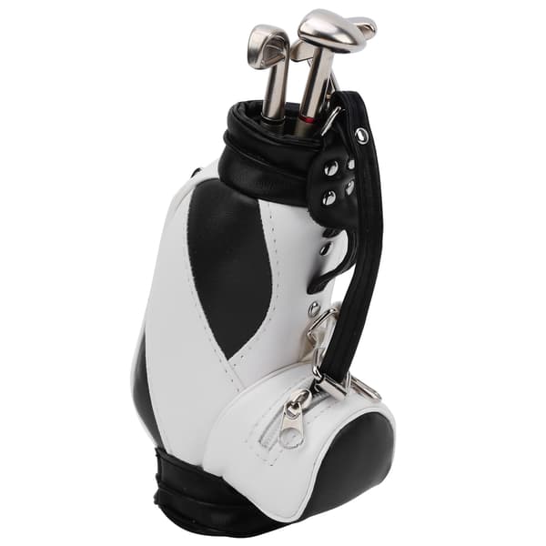 Desktop Golf Putter Pen Holder Sort Hvid Golf Gave til Spillere