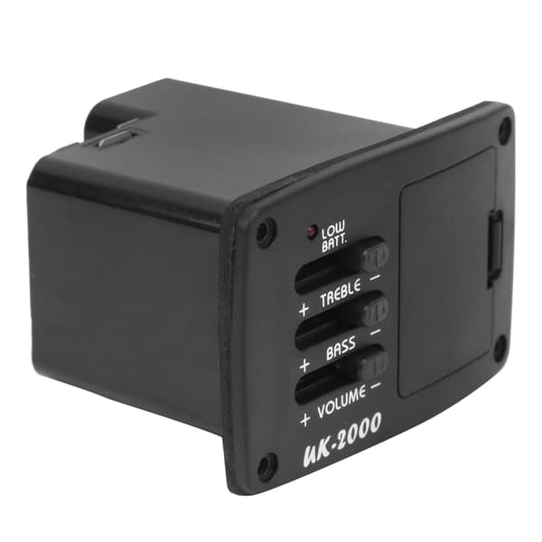 Ukulele Gitar Pickup med 12dB Equalizer Musikkinstrumenttilbehør