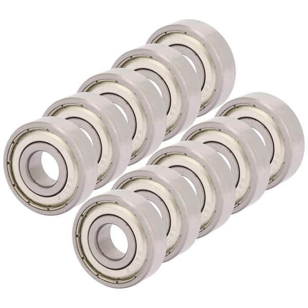 10 stk. 6201Z dybsporkuglelejer 12 mm højkvalitetsstål