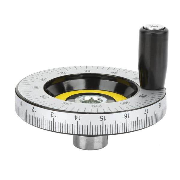 80mm Solid Bakelitt Håndsveiv Skala Maskintilbehør