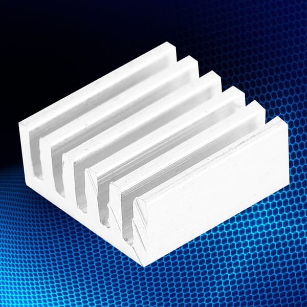 100 stk. 9x4x9mm Aluminium Køleplade Køler til PCB MOS Transistor Forstærker