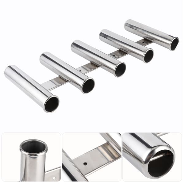Marine Yacht Båd 5 Rørholder Stand 304 Rustfrit Stål Hardware