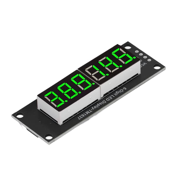 TM1637 0.36 Tommer 6 Bit 7 Segment Grønn LED Digitalt Display Modul 5V