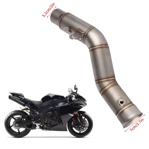 YAMAHA R1 2009 2014 Modifisert Mellomrør Eksosventil