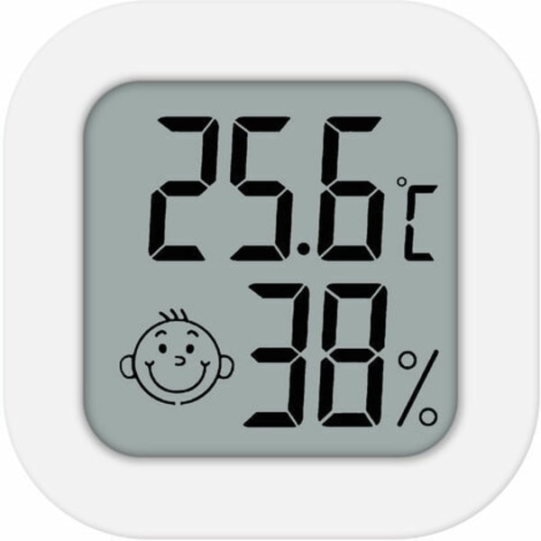 Kkmoon Mini indendørs termometer fugtighedsmonitor Digital LCD temperaturmåler sensor Hygrometer temperaturindikator Th