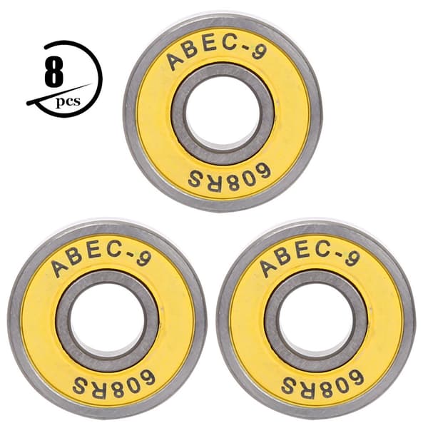 8-pack miniatyr 608 skateboard scooter rullager