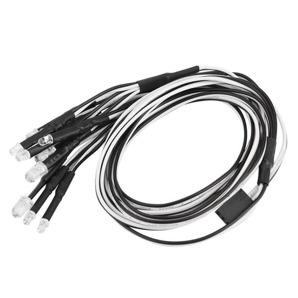 10 stk. 5 mm 3 mm LED-frontlykter for RC-bilmodeller