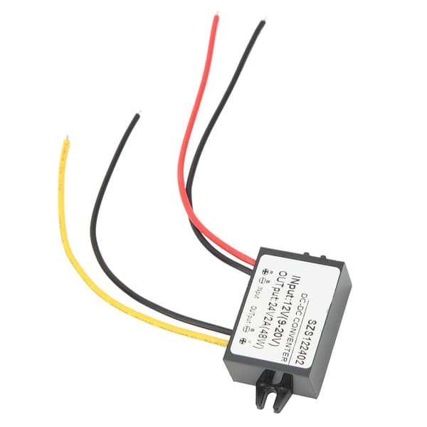 DC til DC Step Up Modul IP67 Vanntett PP-kasse Boost Spenningsomformer 12V 9-20V til 24V 2A