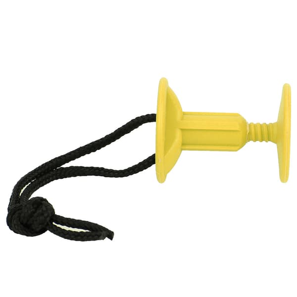 6 st Högkvalitativ Plast Surfbräda Handrep Plugg Surfbräda Tillbehör 5.5 * 4cm (Gul)