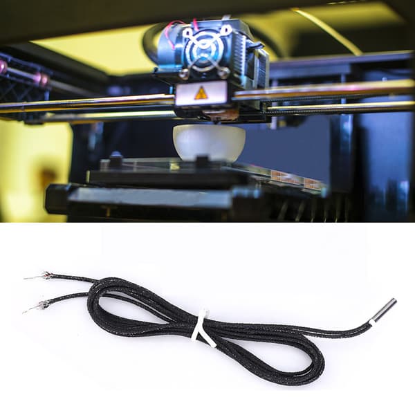 PT1000 550BW PT100 Temperatursensor Probe Platinum Termisk Motstand for 3D-printer