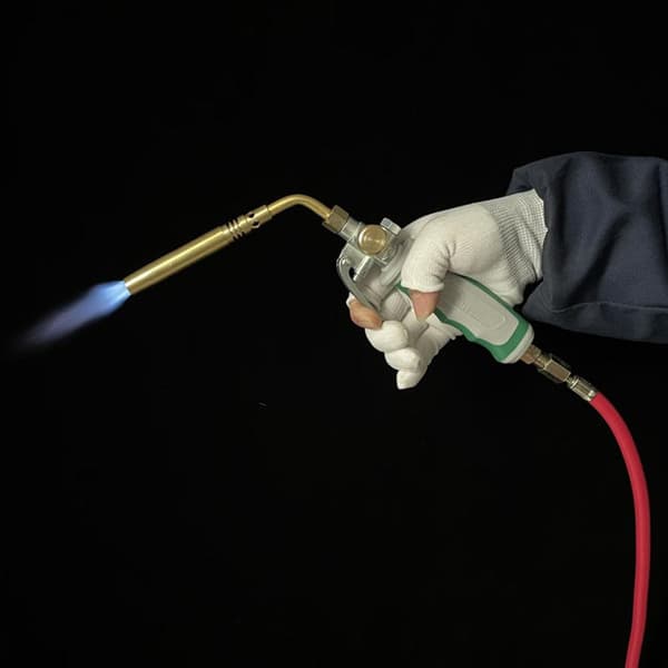 Allsidig propanbrenner med triggerstart og 1,6 m slange
