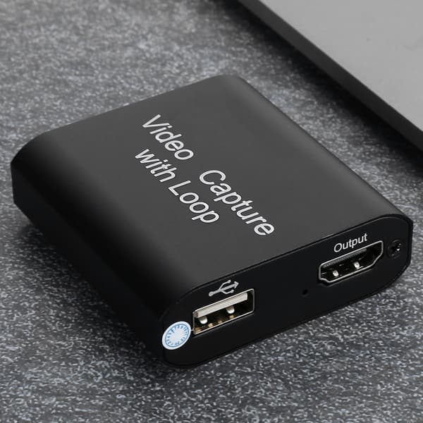 Med Loop Out HDMI -videotallennus salausdongeli USB 2.0 4K 1080P