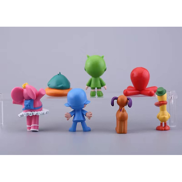 7 Stk Pocoyo Legetøj - Action Figur Dukke Legetøj