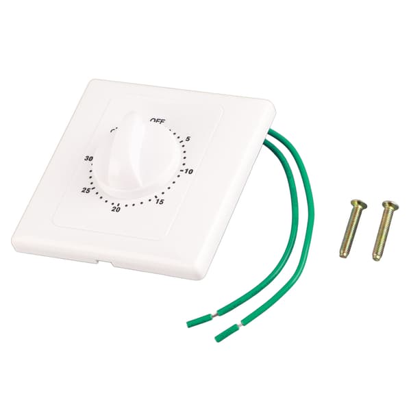 220V AC Mekanisk Pumpe Timer Nedtelling Kontroll 30 Min Veggfeste 86 Panel