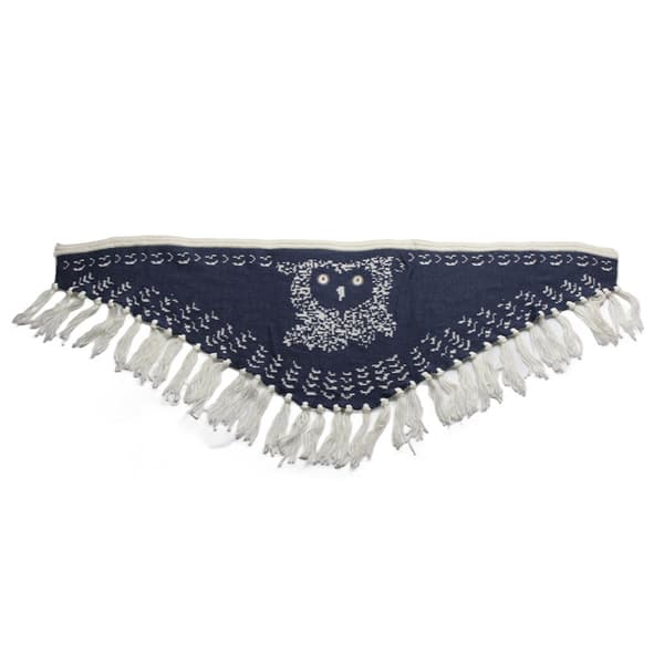Vintage Uggla Scarf Vinter Klassisk Sjal