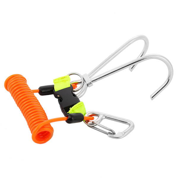 KEEP DIVING Rostfritt Stål Revkrok Dykning Säkerhetstillbehör (Orange)