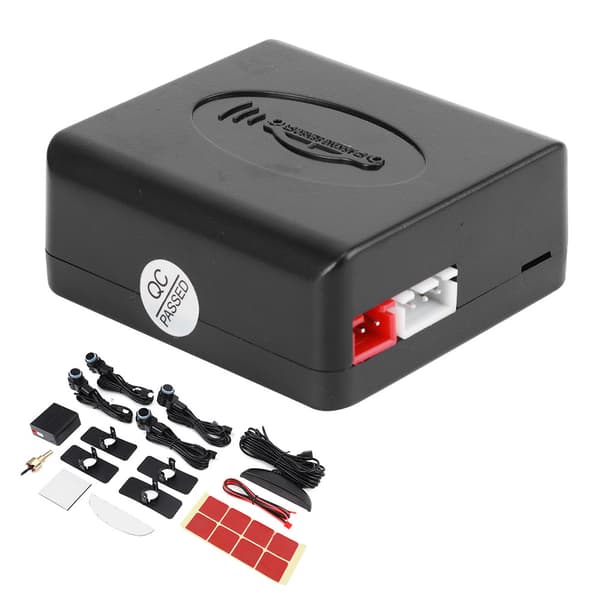 Intelligent parkeringsradararmssett 4 sensorprobe LED-skjerm bilryggeassistent system