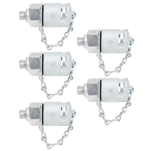 Hydraulisk testadapter 5-delars set PT PPTM8x1 gängad koppling tryckmätning