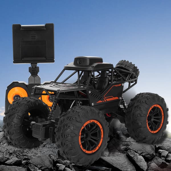 1:18 RC-auto WIFI-kameralla - Musta