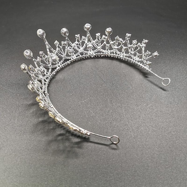 Kronprydnad Bröllopstillbehör Enkel Legering Diamant-besatt brudgalvaniseringsklänning