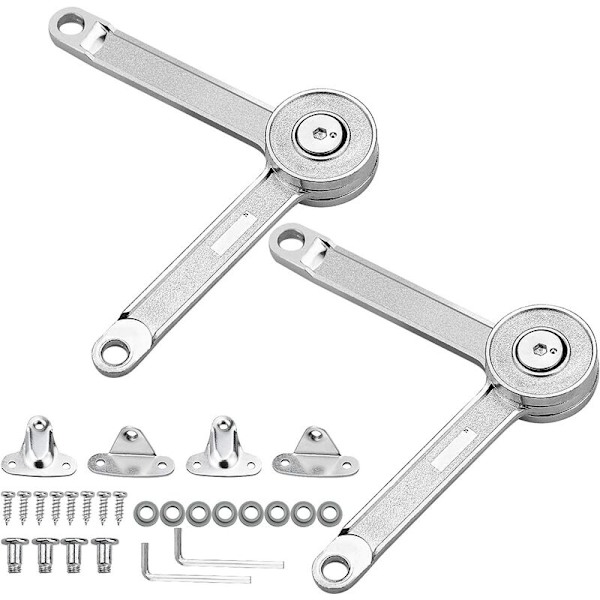 2ST Skåp Skåp Skåp Dörr Lyftfäste Gångjärn Dörr Skåp Möbel Skåp Lock Flik Stag Buffer Spjäll Justering