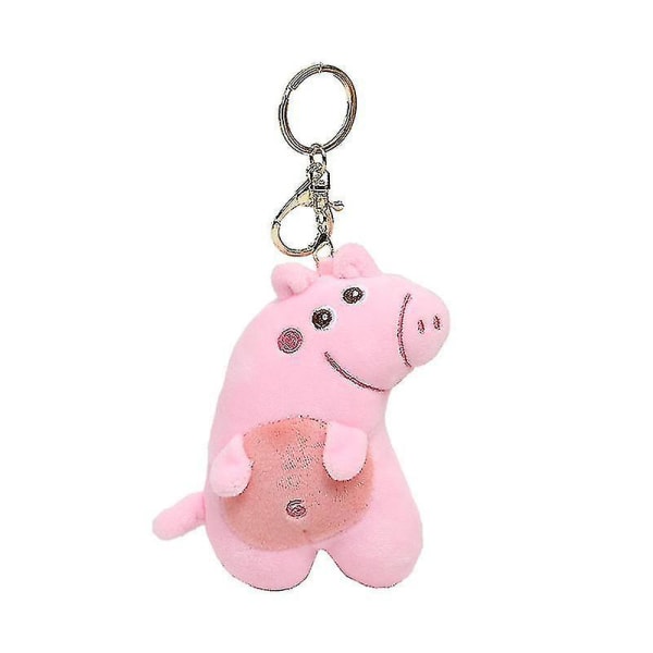 pink Naughty Pig Nøglering Nøglering Pendant Pig Doll