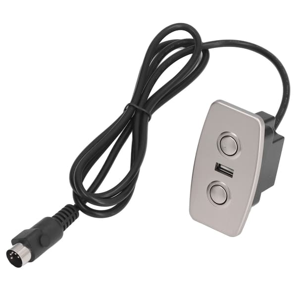 USB-lader 5-pinners rett lysfri elektrisk sofakontroll for hjemmesoverom