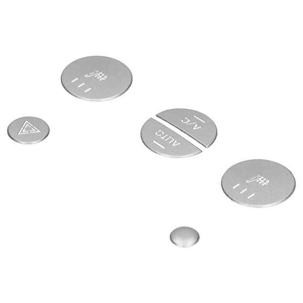 6 stk. Dekseltrim for midtkonsollknapp, erstatning for Land Rover Range Rover Evoque 2012‑2018