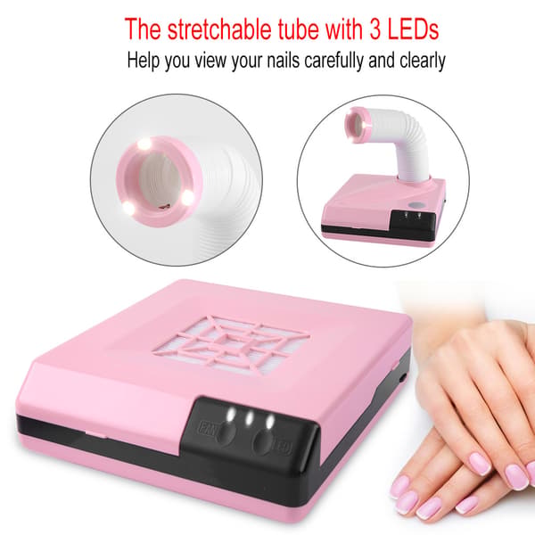 Professional Nail Suction Vacuum Cleaner Manicure Vacuum Cleaner Tool US Plug