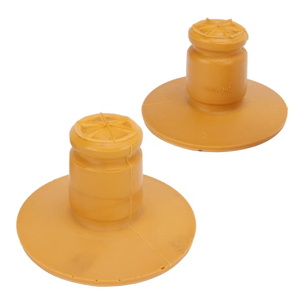 2 stk bakre fjærstopper PU gul 12802494 God ytelse Utmerket elastisitet erstatning for Saab 9-3 2003-2015