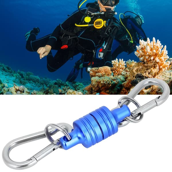 Mini 2kg Stark Magnetisk Snabbkoppling Hängande Spänne Fixerare Blå