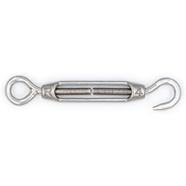 M4/M5/M6/M8 304 rustfrit stål krog og øje spændespænde - M6 Style 5 Pack