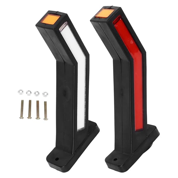 LED Sidemarkeringslys IP67 Vanntett 12V 24V Universal Lastebil Tilhenger Indikatorlampe