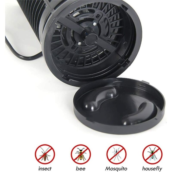 Mosquito Killer Lampe, Kraftig Elektronisk Bug Killer Bug Trap Kraftig insektfluefælde med krog Mosquito Zappers Fly Gn