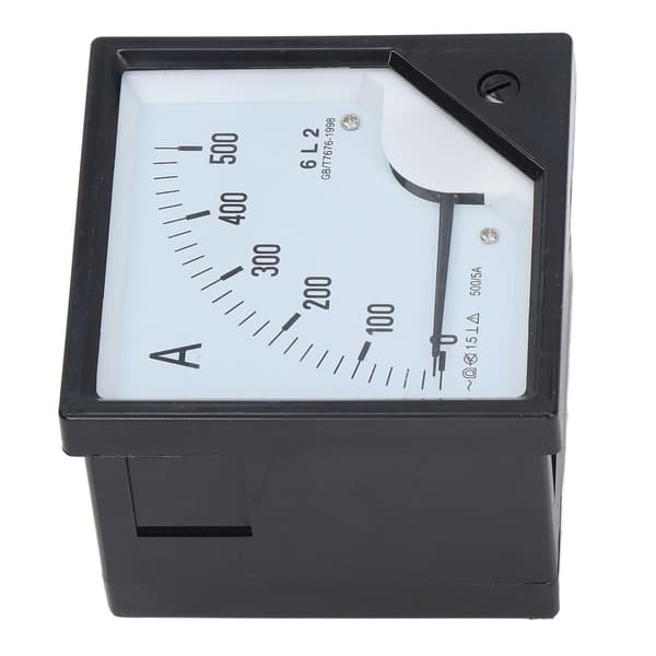 Analogt Amperemeter Pointer AC Strømmåler 0-500A Amp Tester Panel