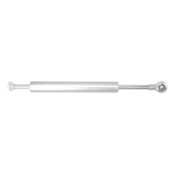 Motorcykel Styredæmper 330 mm Universal Aluminium Styredæmper Stabilisator til de fleste motorcykler Sølv