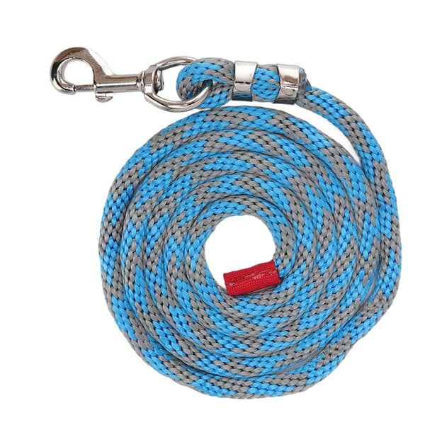 Kraftig Heste Lead Rope i Nylon, 2 meter Lang, Blå Grå Husdyr Træning