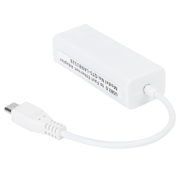 Micro USB til RJ45 Ethernet Nettverkskort Adapter for Raspberry Pi Zero 1.3 W Hovedkort