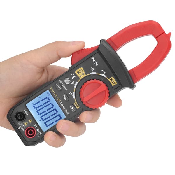 Digital Clamp Meter Multifunktion AC DC Amperemeter NCV Smart Multimeter för Testning