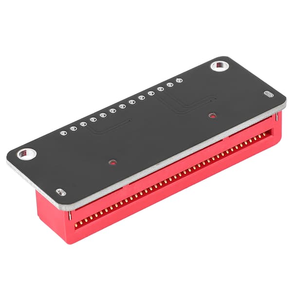 Guldpläterat förlängningskort MINI Microbit Komponenter Delar 2,54 mm Stift Röd