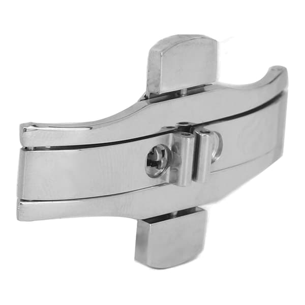 Vikbart Universal 304 Rostfritt Stål Klockarmband Snabbspänne Tryckknappslås