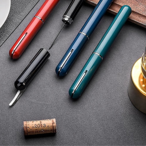 Lufttrycksvinöppnare Portable Travel Corkscrew Handheld Wine