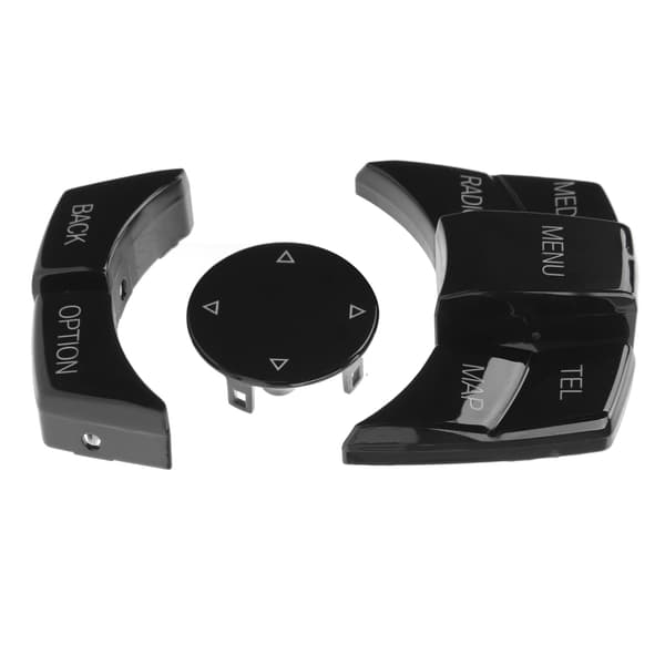 Sentral Konsoll Multimedia Knappesett Multi Media Kontroll Tast Deksel for E84 E70 E71 E72 E81 E82 E Chassis Glossy Black