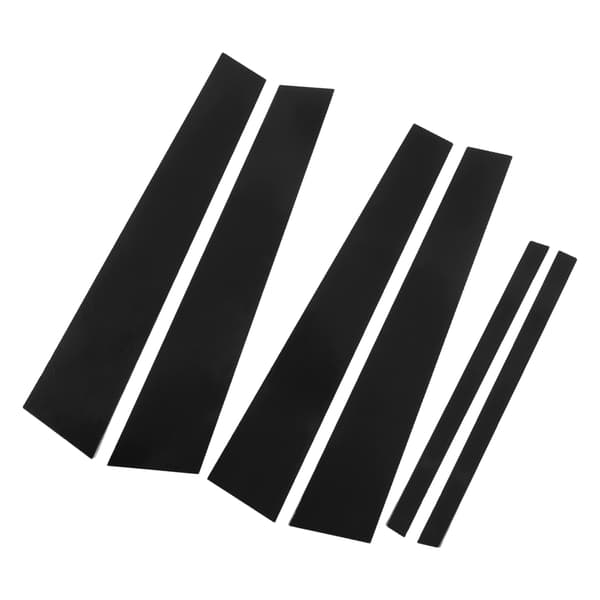 Side Pillar Post Trim 4D Style Gloss Black Erstatning til Accord Sedan 9. generation 2013-2017