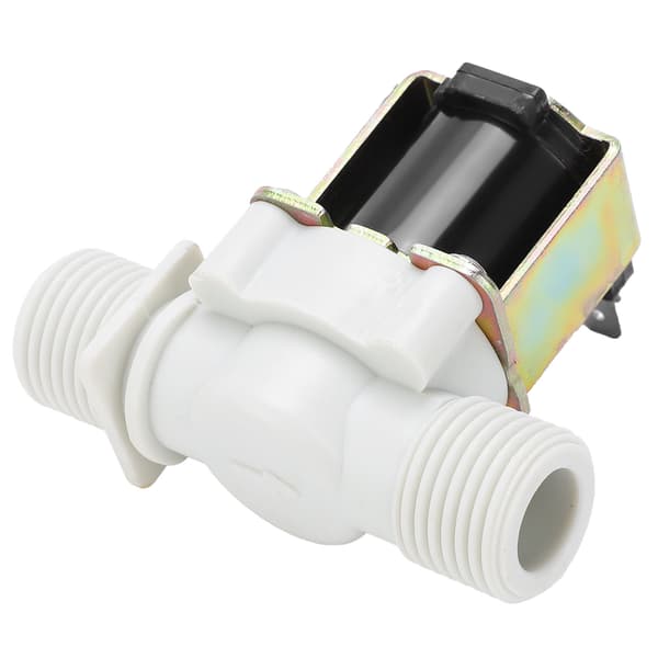 Messing Nylon G1 2 Gevind Normalt Lukket Magnetventil DC24V Industrielle Kontrol Dele