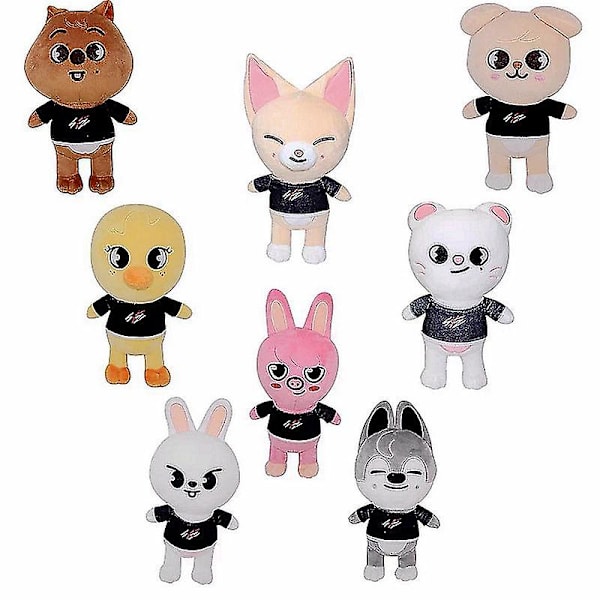 20 cm Skzoo Stray Kids plyschleksak Leeknow Hyunjin Doll A fox