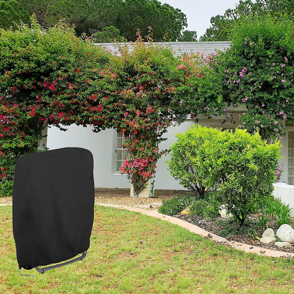 Utomhusfällbar stol cover (svart),