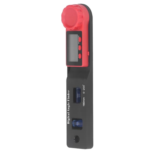 2 i 1 Mini Digital Vinkelmåler Lineal Vinkelmåler Blå Bobler LCD Display Nonius Caliper til Træbearbejdning
